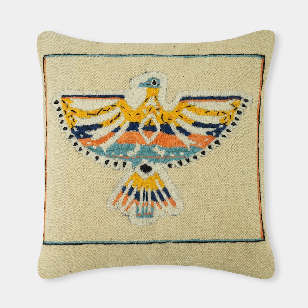 HAND EMBROIDERED THROWS/ CUSHIONS
